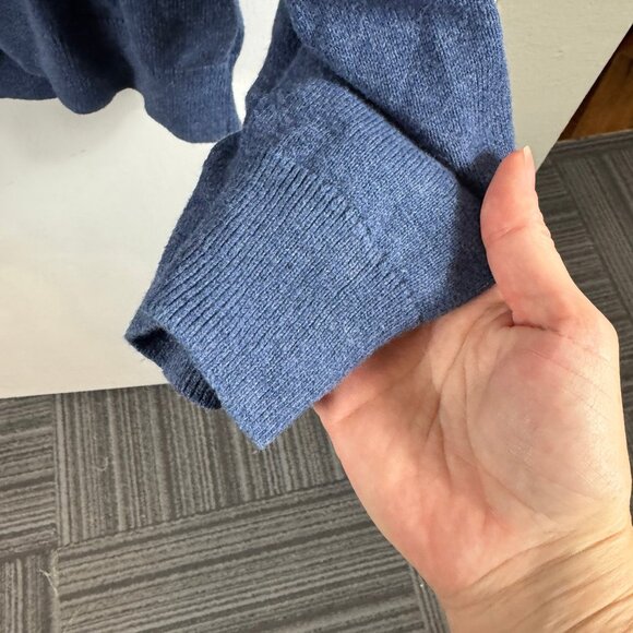 Amazon Essentials Men’s Full Zip Cotton Sweater Jacket Blue XL - Picture 5 of 9